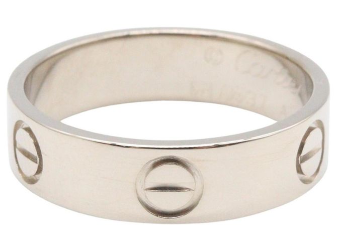 Cartier Love Ring aus 18K Weißgold Silber - Ansicht 2