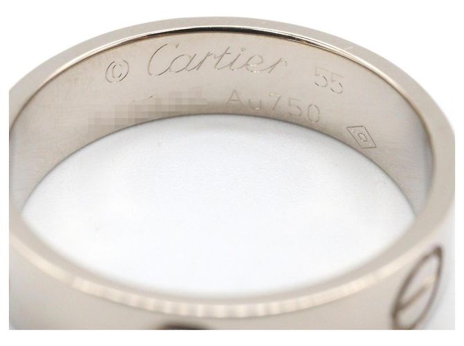 Cartier Love Ring aus 18K Weißgold Silber - Ansicht 3
