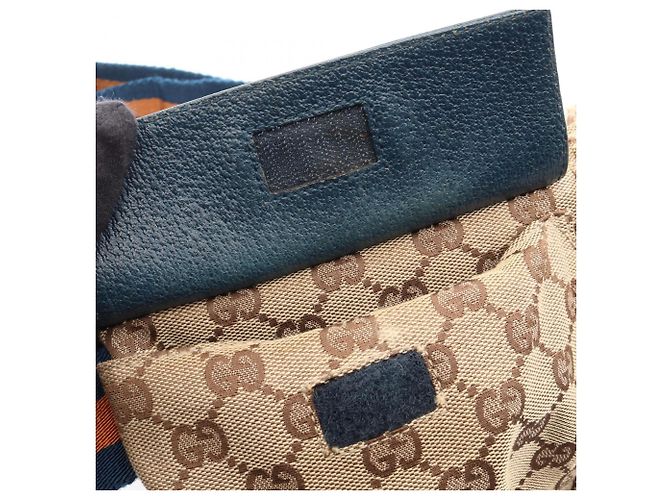 Marsupio Gucci GG Canvas Beige Verde Arancione - vista 10