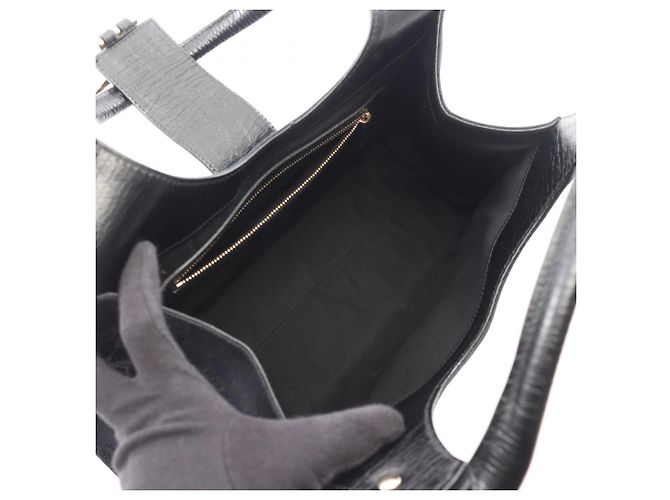 Borsa Gucci GG Canvas Sherry Line Nero Multicolore - vista 3