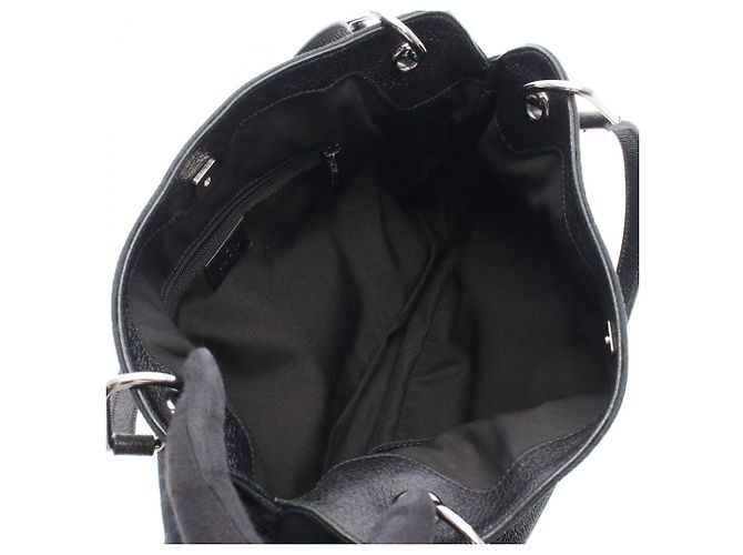 Borsa a Spalla Gucci GG Canvas Nero - vista 3