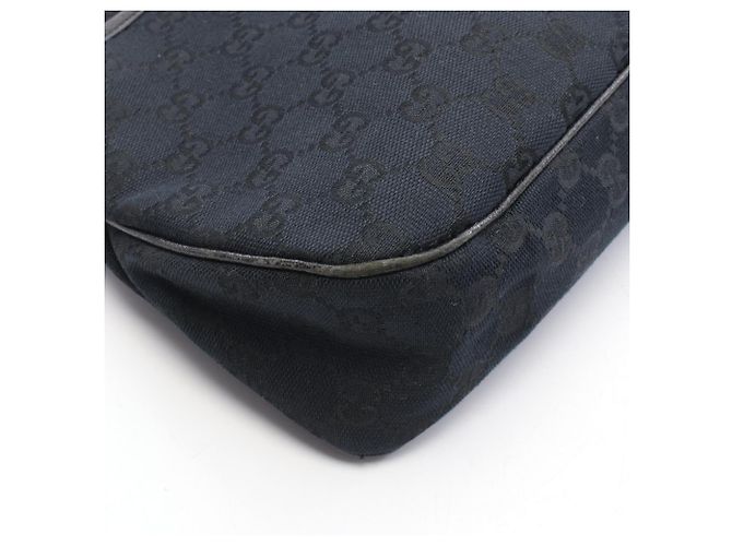 Borsa a Spalla Gucci GG Canvas Nero - vista 5