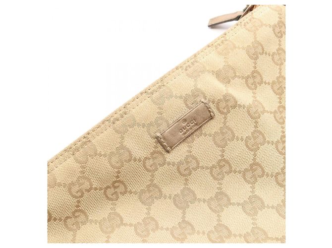 Borsa a tracolla Gucci GG Canvas beige - vista 10