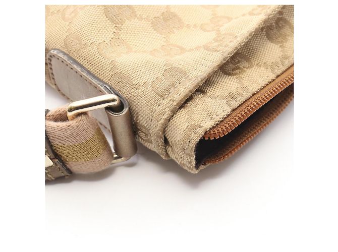 Borsa a tracolla Gucci GG Canvas beige - vista 5