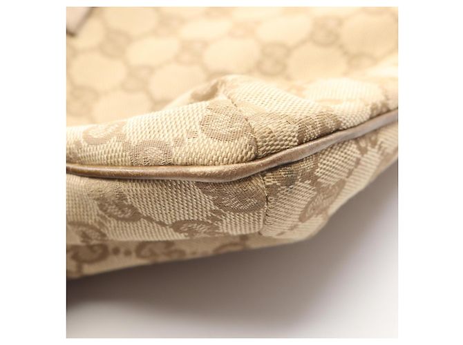 Borsa a tracolla Gucci GG Canvas beige - vista 7