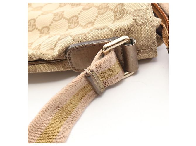 Borsa a tracolla Gucci GG Canvas beige - vista 8
