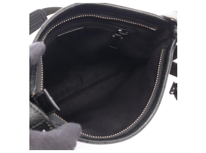 Borsa a Spalla Gucci GG Canvas Nero - vista 3