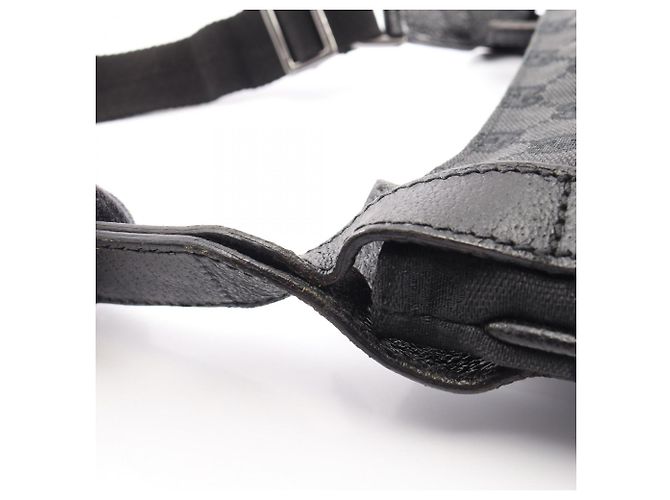 Borsa a Spalla Gucci GG Canvas Nero - vista 5