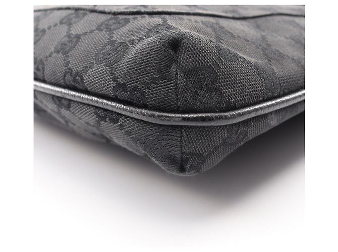 Borsa a Spalla Gucci GG Canvas Nero - vista 8