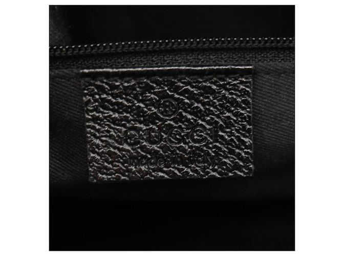 Borsa Gucci GG Canvas Nero - vista 4