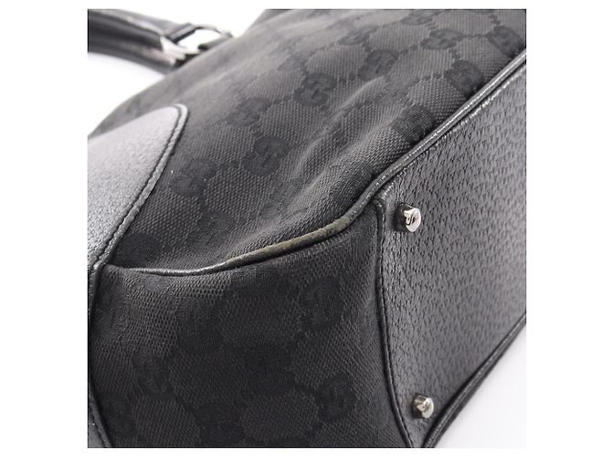 Borsa Gucci GG Canvas Nero - vista 5
