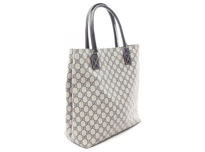 Borsa Tote Gucci GG Plus Beige Blu navy - vista 2