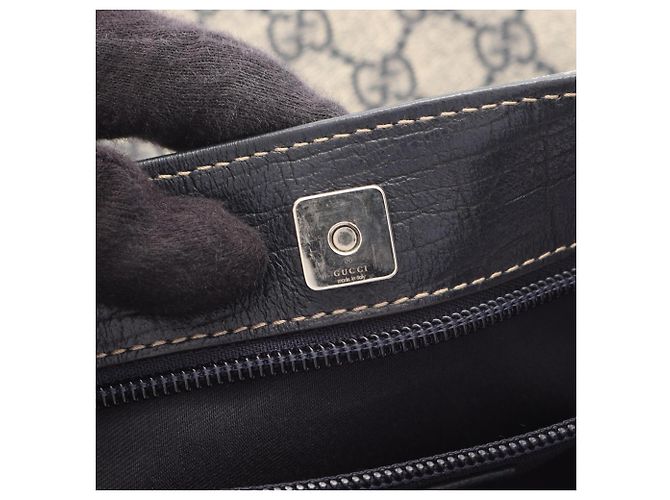 Borsa Tote Gucci GG Plus Beige Blu navy - vista 5