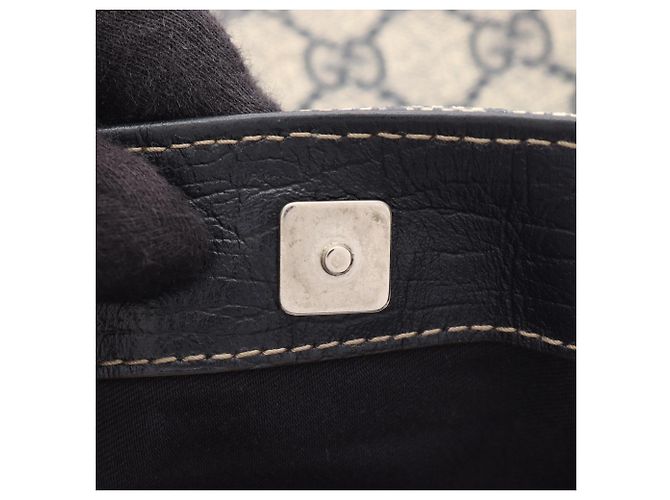 Borsa Tote Gucci GG Plus Beige Blu navy - vista 6