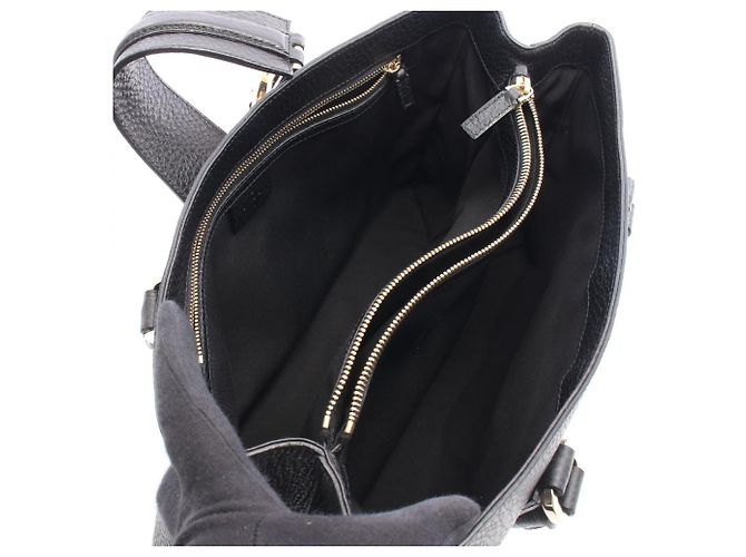 Borsa a mano Gucci in pelle nera Nero - vista 3