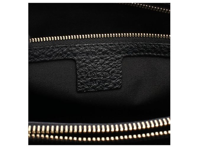 Borsa a mano Gucci in pelle nera Nero - vista 4