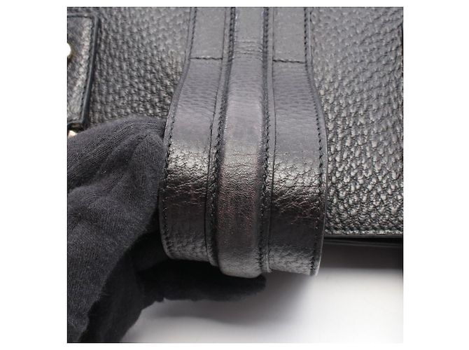 Borsa a mano Gucci in pelle nera Nero - vista 6