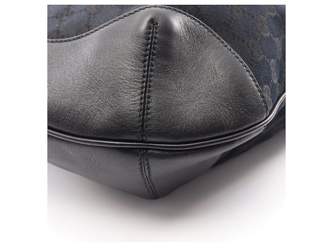 Borsa 2-Way in tela GG Bamboo di Gucci Nero - vista 6