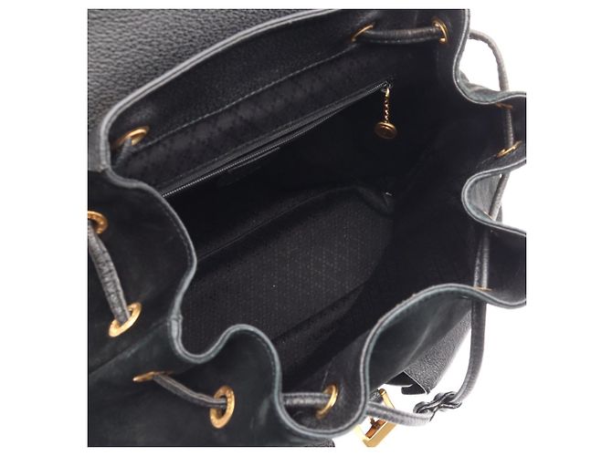 Zaino/Borsa a mano Gucci Bamboo Nero - vista 3