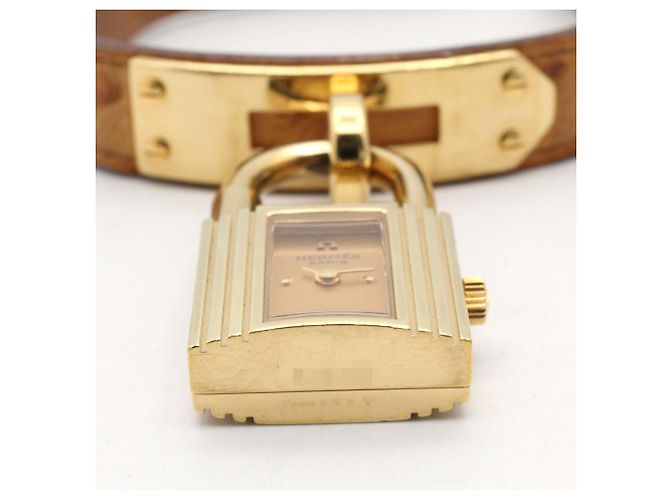 Hermès Relógio de Quartzo Hermes Kelly com Caixa Banhada a Ouro - vista 11