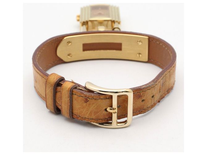 Hermès Relógio de Quartzo Hermes Kelly com Caixa Banhada a Ouro - vista 4