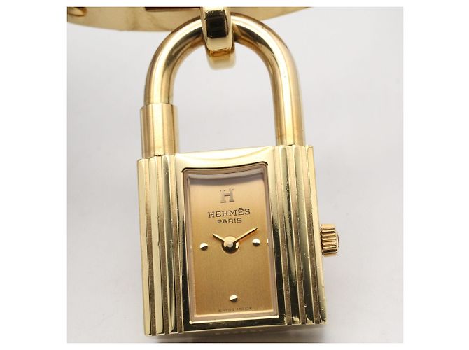 Hermès Relógio de Quartzo Hermes Kelly com Caixa Banhada a Ouro - vista 5