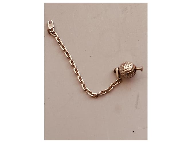 Set di gemelli e portachiavi Hermès in argento - vista 4
