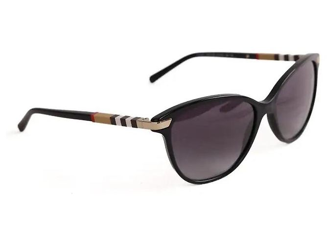 Gafas de sol Burberry negras de plástico Negro - vista 2