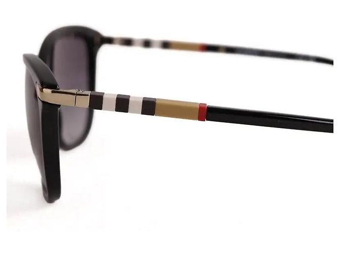 Gafas de sol Burberry negras de plástico Negro - vista 3