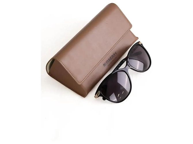 Gafas de sol Burberry negras de plástico Negro - vista 5