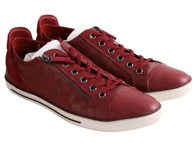Louis Vuitton Sneakers basse rosse Rosso - vista 3