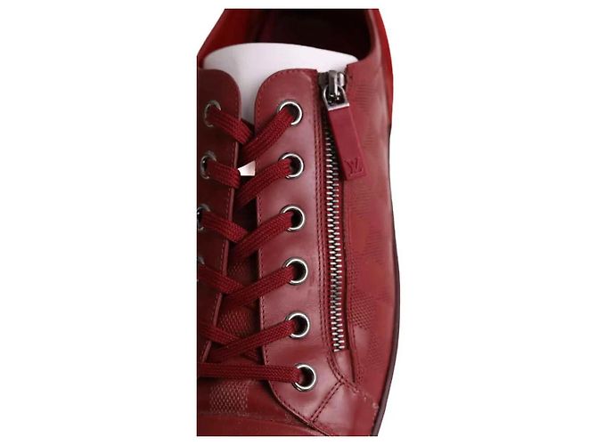 Louis Vuitton Sneakers basse rosse Rosso - vista 7