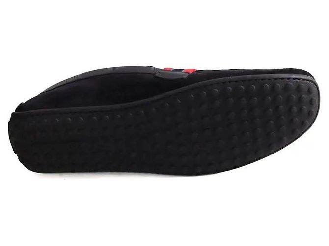Mocassini Louis Vuitton Blu Navy Scamosciato Taglia 44 - vista 8