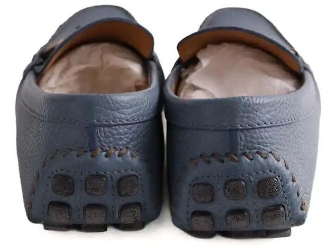 Mocassini Louis Vuitton in pelle blu - vista 2