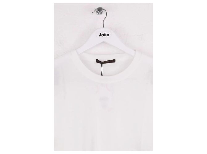 T-shirt Louis Vuitton bianca in cotone L Bianco - vista 2