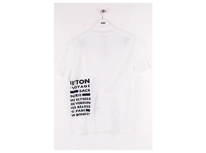 T-shirt Louis Vuitton bianca in cotone L Bianco - vista 4