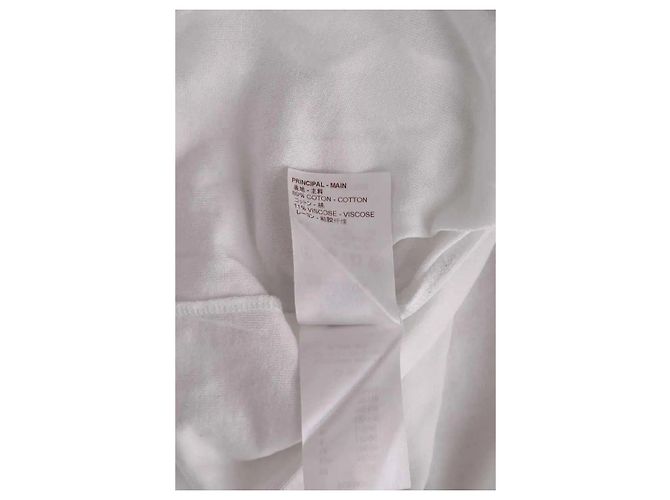 T-shirt Louis Vuitton bianca in cotone L Bianco - vista 7