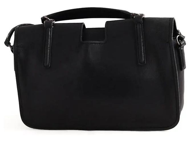 Borsa a tracolla Saint Laurent in pelle nera Nero - vista 5