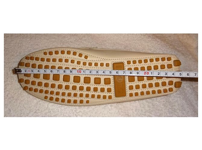 Gucci Originali e Nuovi! mocassini di pelle uomo n. 5 (39) Bianco - vista 10