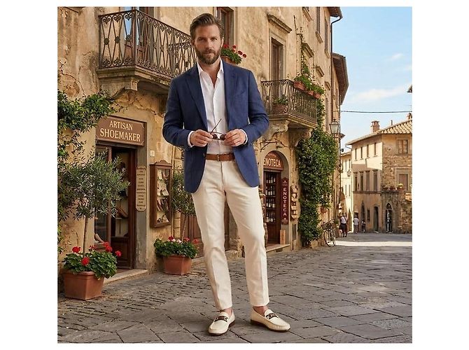 Gucci Originali e Nuovi! mocassini di pelle uomo n. 5 (39) Bianco - vista 11