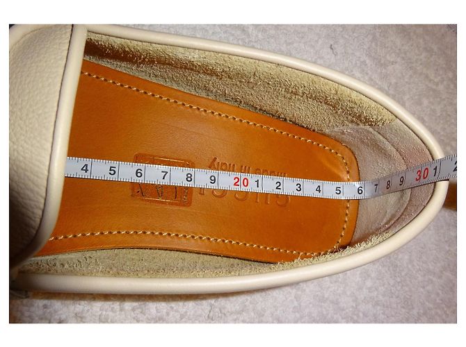 Gucci Originali e Nuovi! mocassini di pelle uomo n. 5 (39) Bianco - vista 9