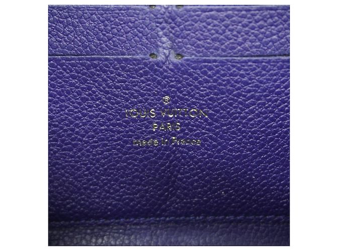 Portefeuille Zippy Monogram Empreinte Louis Vuitton Violet - vue 4