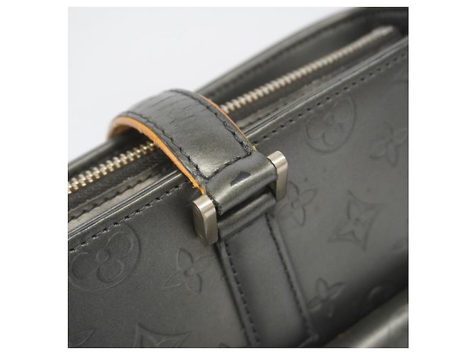 Louis Vuitton Monogram Mat Wilwood Tote Bag Schwarz - Ansicht 11