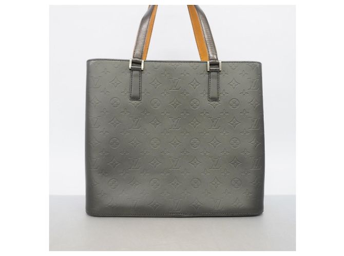 Louis Vuitton Monogram Mat Wilwood Tote Bag Schwarz - Ansicht 12