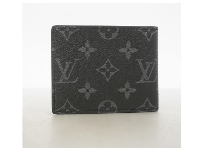 Portafoglio Slender Louis Vuitton Monogram Eclipse Nero - vista 6