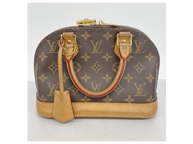 Borsa Louis Vuitton Alma BB Monogram Marrone - vista 11