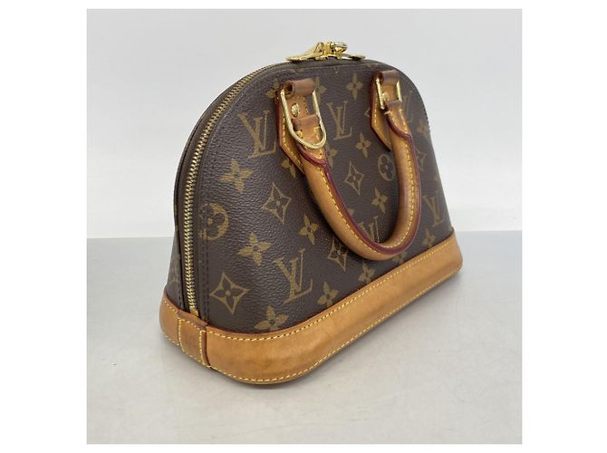 Borsa Louis Vuitton Alma BB Monogram Marrone - vista 2