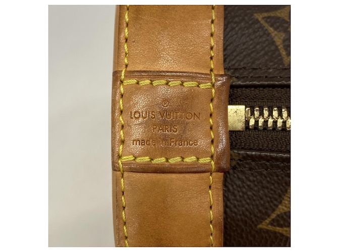 Borsa Louis Vuitton Alma BB Monogram Marrone - vista 5