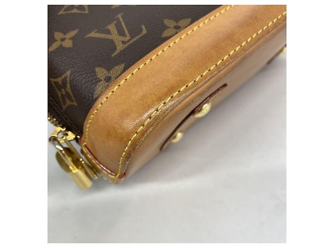 Borsa Louis Vuitton Alma BB Monogram Marrone - vista 6