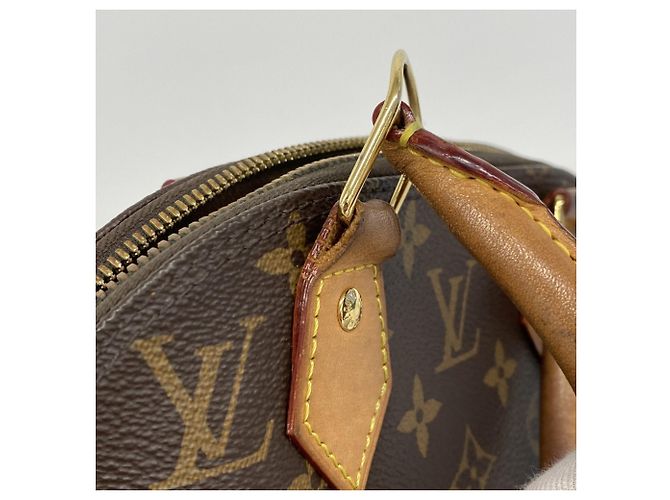 Borsa Louis Vuitton Alma BB Monogram Marrone - vista 7
